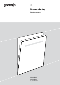Bruksanvisning Gorenje GU663B60X Diskmaskin