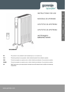 Handleiding Gorenje OR2300SRM Kachel