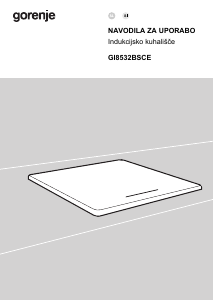 Priročnik Gorenje GI8532BSCE Grelna plošča