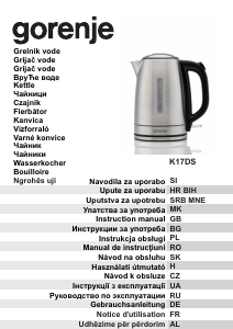 Instrukcja Gorenje K17DS Czajnik
