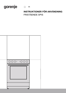 Bruksanvisning Gorenje GEC6A60WB Spis