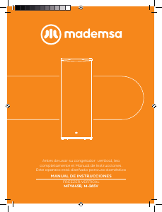 Manual de uso Mademsa M-265V Congelador