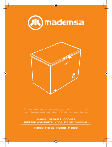 Manual de uso Mademsa M300D Congelador