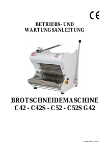 Bedienungsanleitung Rollmatic C52 Brotschneidemaschine