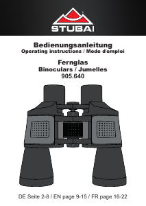 Bedienungsanleitung Stubai 905.640 Fernglas