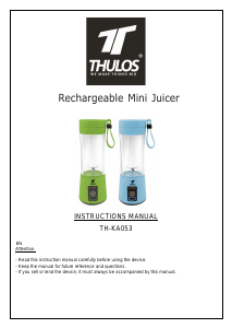 Manual de uso Thulos TH-KA053 Batidora