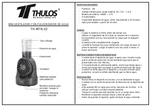 Manual Thulos TH-MFN-02 Ventilador