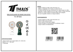 Handleiding Thulos TH-MFN-05 Ventilator