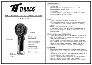 Manuale Thulos TH-MFN-01 Ventilatore