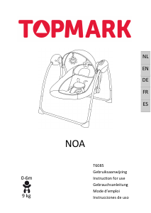 Mode d’emploi Topmark T6085 Noa Balancelle bébé