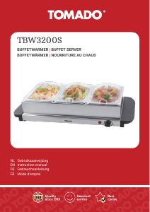 Handleiding Tomado TBW3200S Buffetwarmer