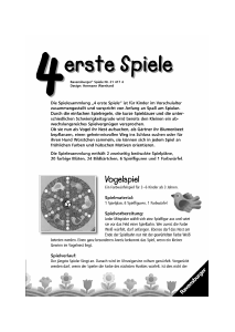 Ravensburger Spiel 4 erste Spiele, Kinderspiel, Made in Europe