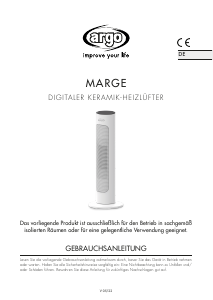 Bedienungsanleitung Argo Marge Heizgerät