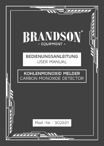 Bedienungsanleitung Brandson 302601 Kohlenmonoxiddetektor