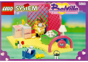 Handleiding Lego set 5860 Belville Kinderkamer