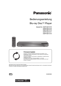 Bedienungsanleitung Panasonic DMP-BDT371 Blu-ray player