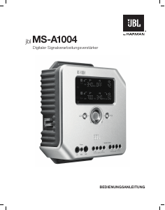 Bedienungsanleitung JBL MS-A1004 Autoverstärker