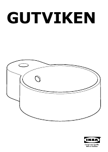 Instrukcja IKEA GUTVIKEN Umywalka