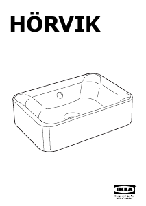 Manual IKEA HORVIK Chiuvetă