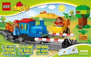 Käyttöohje Lego set 10810 Duplo Työnnettävä juna