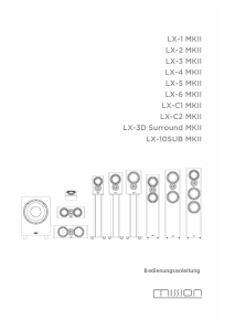 Bedienungsanleitung Mission LX-2 MKII Lautsprecher