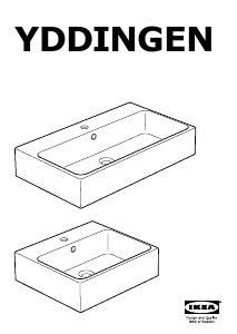 Εγχειρίδιο IKEA YDDINGEN Νεροχύτης