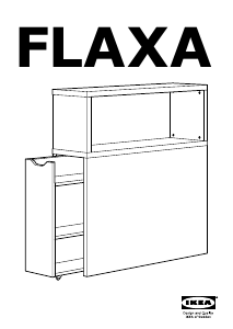 Kullanım kılavuzu IKEA FLAXA Yatak başı