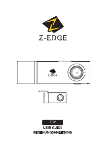 Handleiding Z-Edge T3P Actiecamera