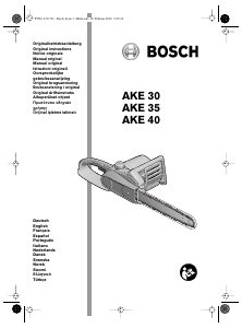 Εγχειρίδιο Bosch AKE 30 Αλυσοπρίονο
