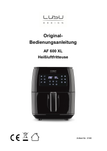 Bedienungsanleitung Caso AF600XL Fritteuse