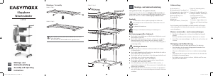 Bedienungsanleitung Easymaxx 12719 Wäscheständer