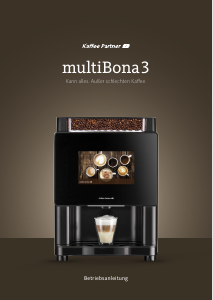 Bedienungsanleitung Kaffee Partner multiBona 3 Kaffeemaschine