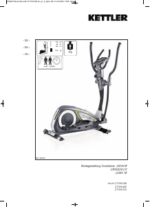 Mode d’emploi Kettler Curo M Vélo elliptique