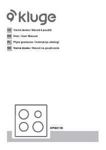 Instrukcja Kluge KPI6011B Płyta do zabudowy