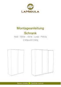Bedienungsanleitung LaModula Lukas Kleiderschrank
