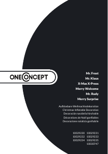 Manuale OneConcept X-Mas X-Press Decorazione natalizia