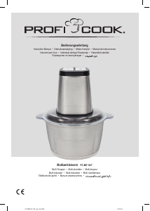 Instrukcja Proficook PC-MZ 1227 Rozdrabniacz kuchenny