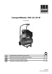 Bedienungsanleitung Schneider CompactMaster 300-10-20 W Kompressor