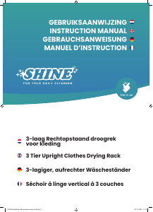 Bedienungsanleitung Shine 22-285 Wäscheständer