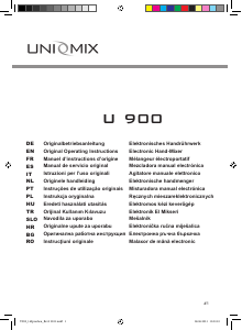 Bedienungsanleitung Unimix U 900 Handrührwerk