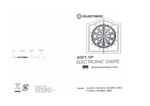 Bedienungsanleitung Smartness FH-9571 Dartscheibe