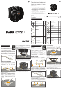 Bedienungsanleitung Be Quiet! Dark Rock CPU Kühler