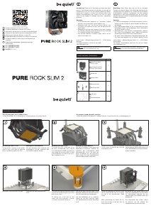 Handleiding Be Quiet! Pure Rock Slim 2 CPU koeler