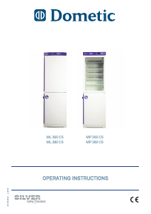 Manual Dometic ML 360 CS Fridge-Freezer