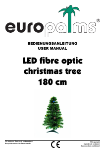 Handleiding Europalms 83500198 Kerstboom