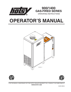 Manual Hotsy 943P Pressure Washer