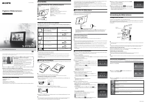 Bedienungsanleitung Sony DPF-C1000 Digitaler bilderrahmen