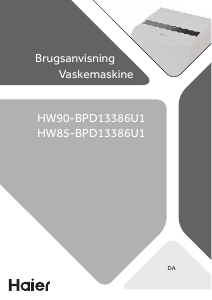 Brugsanvisning Haier HW85-BPD13386U1 Vaskemaskine