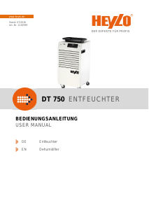 Manual Heylo DT 750 Dehumidifier