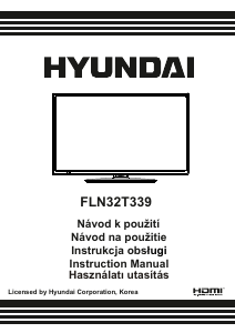 Manual Hyundai FLN32T339 LED Television
